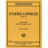 9790220421112IMC2722 Studi-Capriccio Op. 18 (Ii Vn Ad Lib.) (Gingold)
