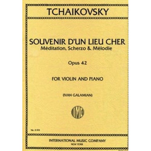 9790220424113IMC3193 Souvenir D'un Lieu Cher, Opus 42 (Galamian)