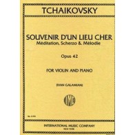 9790220424113IMC3193 Souvenir D'un Lieu Cher, Opus 42 (Galamian)