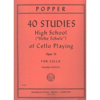 9790220406669IMC811 40 Studies - High School of Cello playing op 73