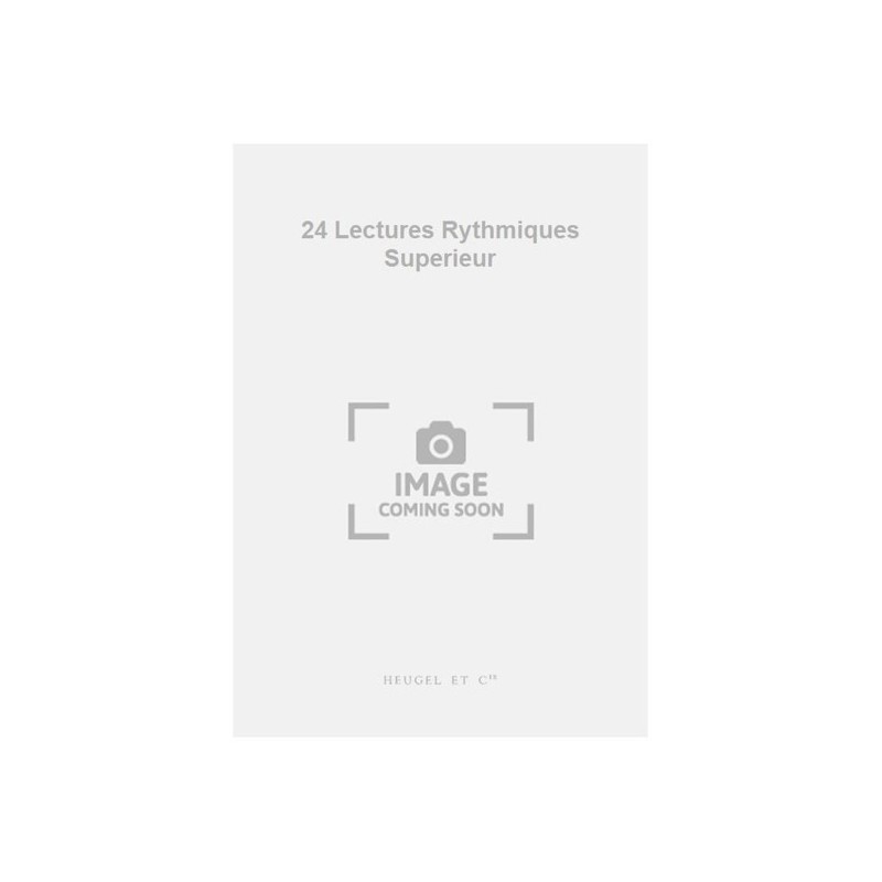 24 Lectures Rythmiques Superieur 