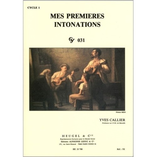 Mes Premieres Intonations - Cy031 