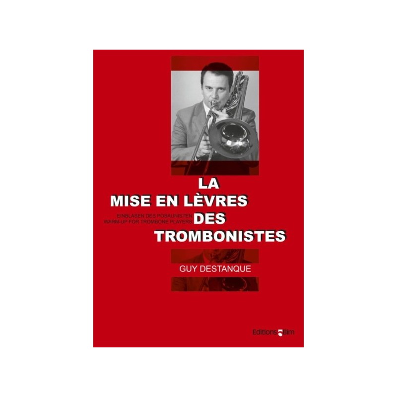 9790207004574BIMTB4 Mise en lèvres - Warm-ups for Trombone players