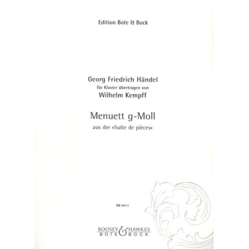 Menuett g-moll ( Aus Der "Suite de Pièces" ) 