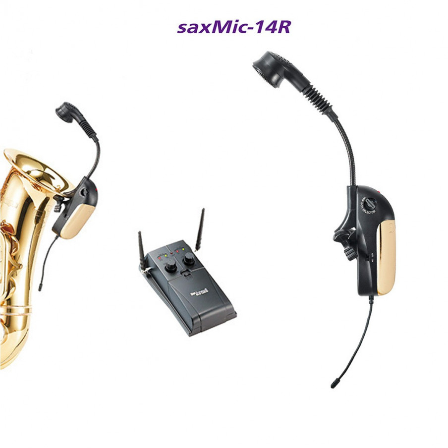 Microphone sans fil SOUNDPLUS Sax Trompette Trombone SaxMic-14R