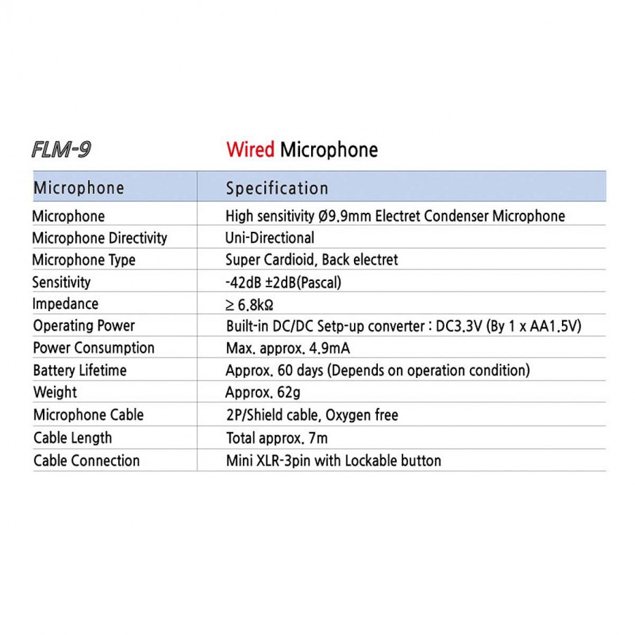 Microphone filaire SOUNDPLUS FluteMic9 pour flûte traversière