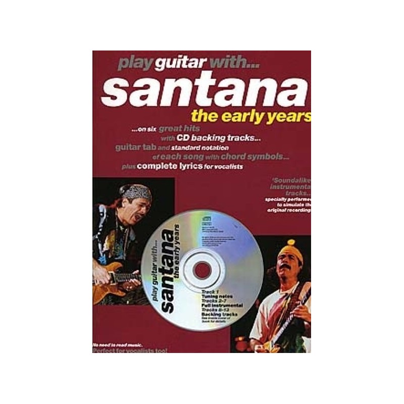 9780711983472MUSAM965877 Play Guitar With... Santana - The Early Years