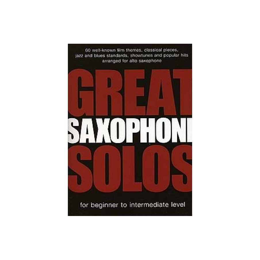 9781847720023MUSAM989846 Great Saxophone Solos