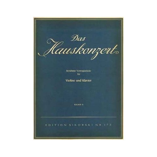 9790003000343SIK0173 Das Hauskonzert
