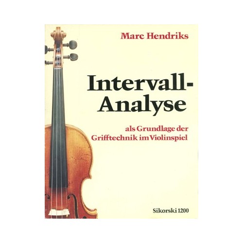 9790003011806SIK1200 Intervall-Analyse Violin