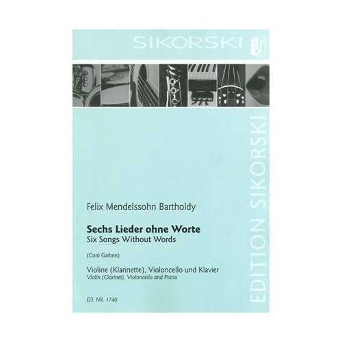 9790003037608SIK1740 6 Lieder ohne Worte