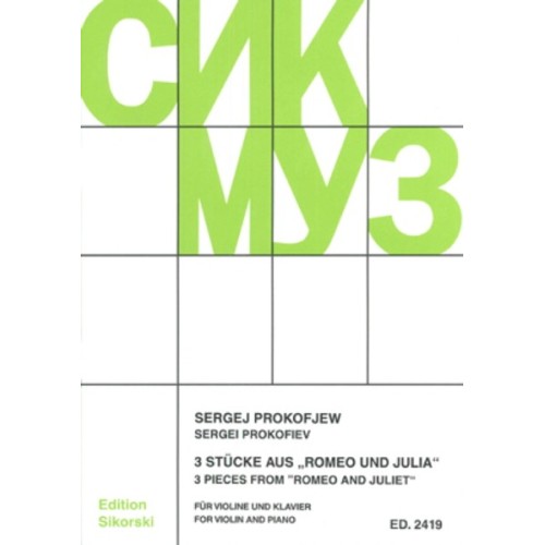 884088910389SIK2419 3 Pieces from Romeo and Juliet