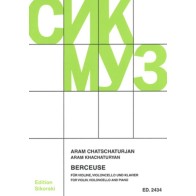 9790003040219SIK2434 Berceuse For Violin Violoncello And Piano