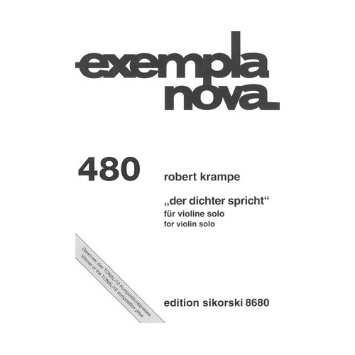 9790003038049SIK8680 Der Dichter spricht