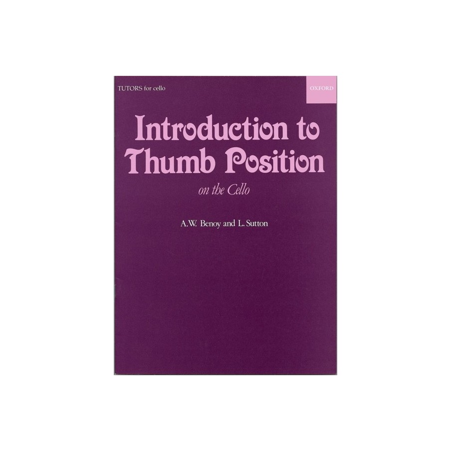 9780193554672OUP9780193554672 Introduction To Thumb Position