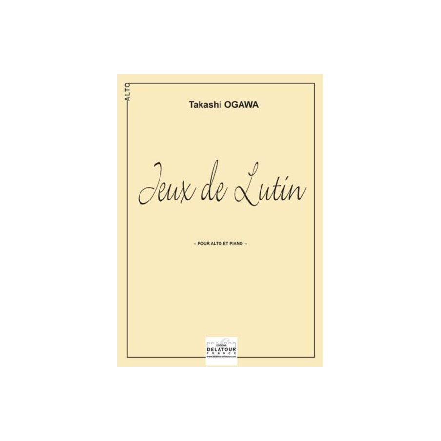 9790560171999DLT0502 Jeux de lutin pour alto et piano