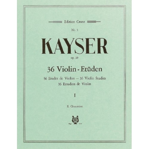 36 Etudes de Violon op. 20 