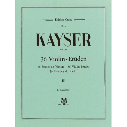 36 Etudes de Violon op. 20 