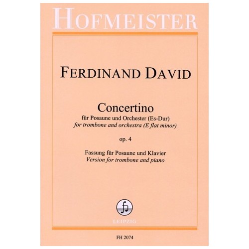 Concertino Es-Dur für Posaune und Orchester op. 4 difficult 