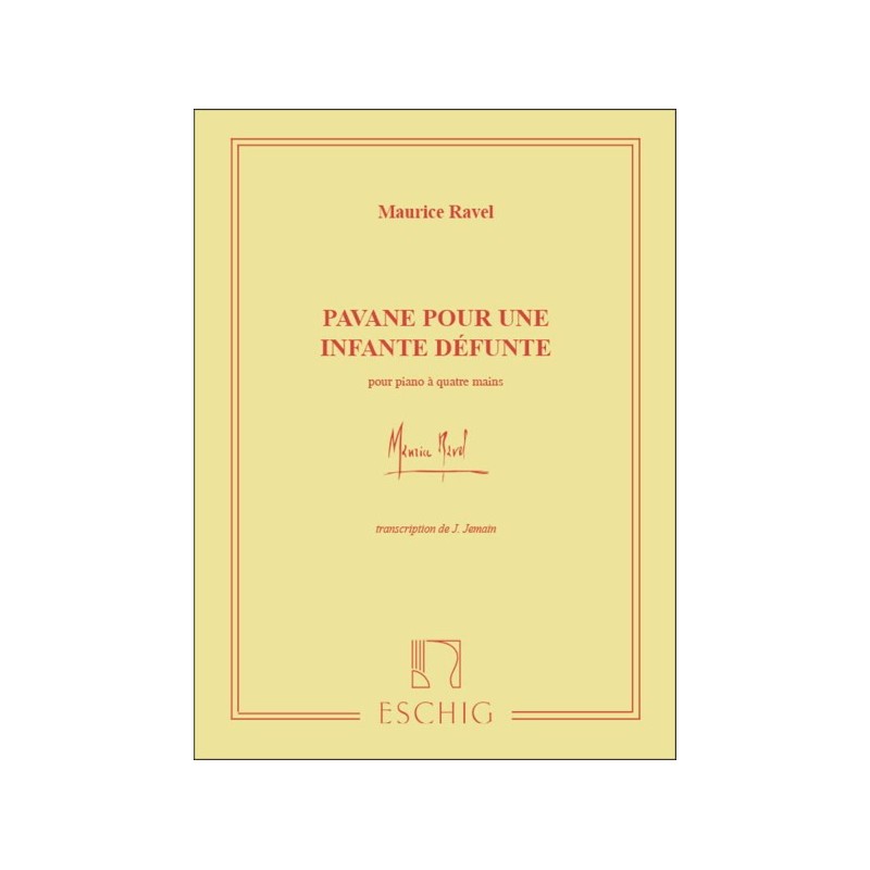 9790045003548ED_00167000 Pavane Pour Une Infante Défunte