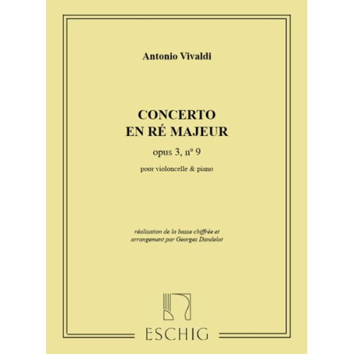 Concerto Op 3 N 9 (Dandelot N 14) 