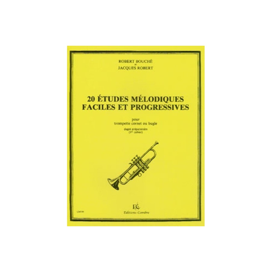 20 Etudes mélodiques faciles et progressives Vol.1 