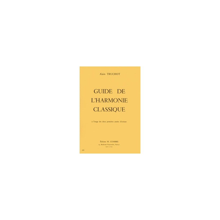 9790230348119COMC04811 Guide de l'harmonie classique