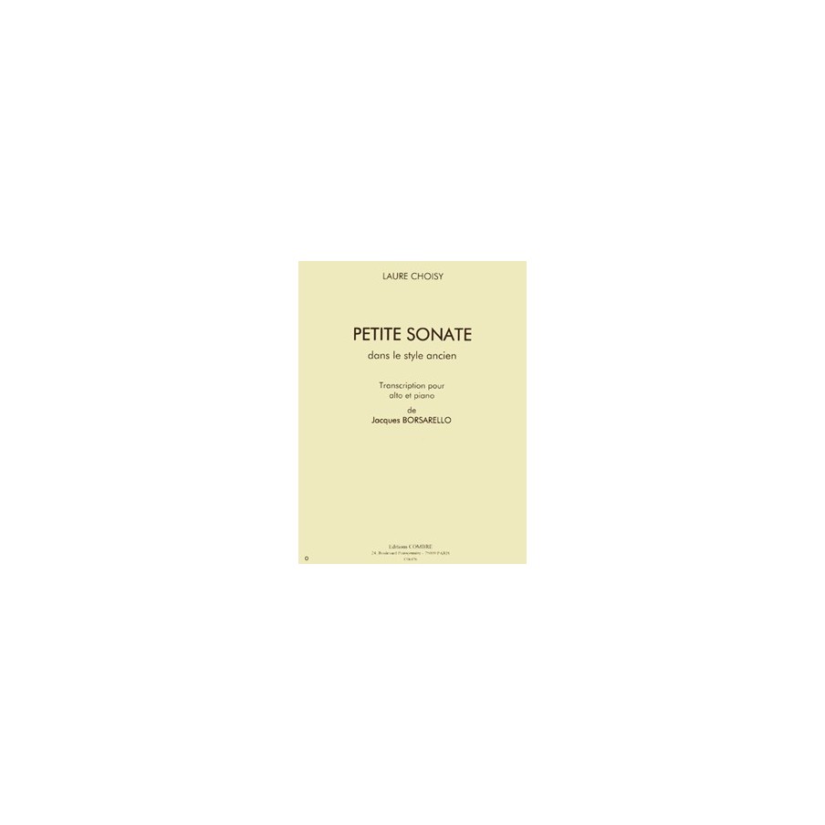 9790230364768COMC06476 Petite sonate dans le style ancien