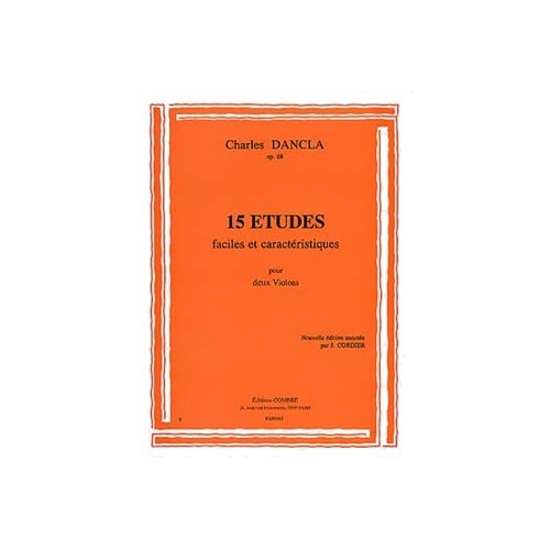 9790230300247COMEG01812 Etudes faciles (15) Op.68