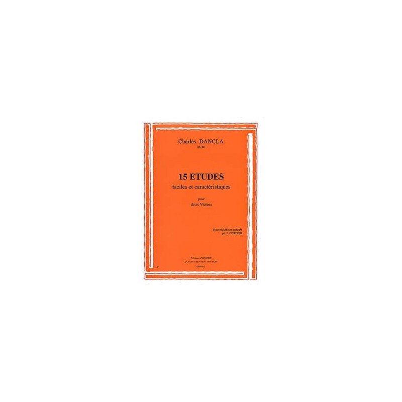 9790230300247COMEG01812 Etudes faciles (15) Op.68