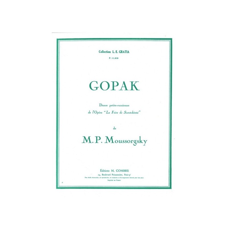 Gopak extr. de La Foire de Sorotchintsky 
