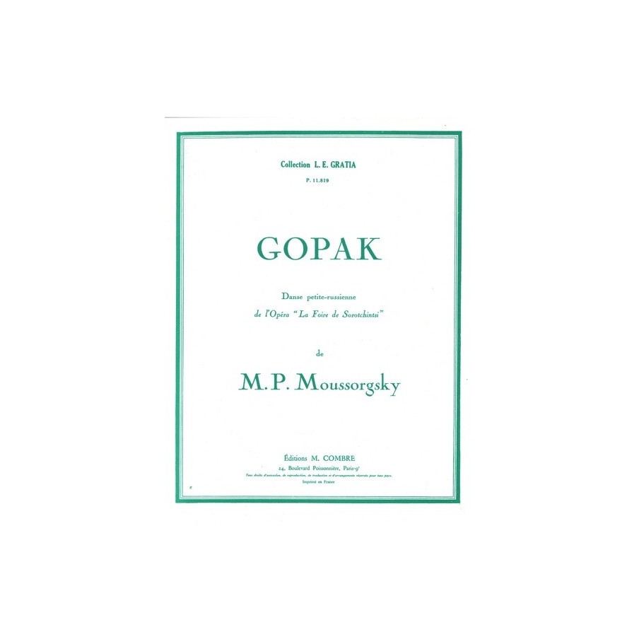 Gopak extr. de La Foire de Sorotchintsky 