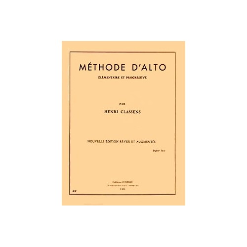 Méthode d'alto (élémentaire et progressive) 