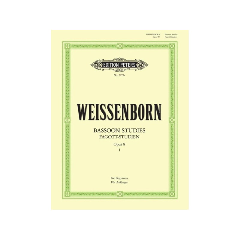 Fagottstudien 1 Op.8 - Bassoon Studies 1 