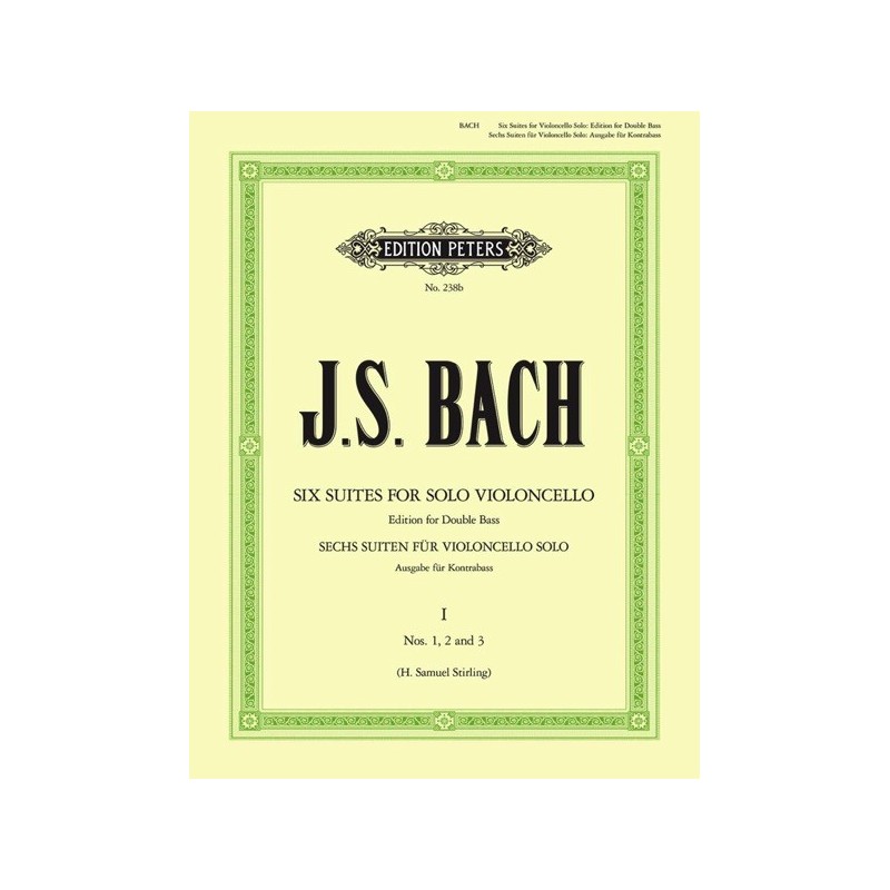 9790014003258EP238B Six Suites For Solo Cello BWV 1007-1012 - Vol.1
