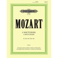 9790014029289EP4522 6 Nocturnes K.346, K.436-9, 549