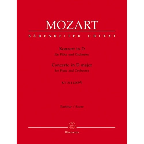 9790006457281BA4855 Flute Concerto In D K.314