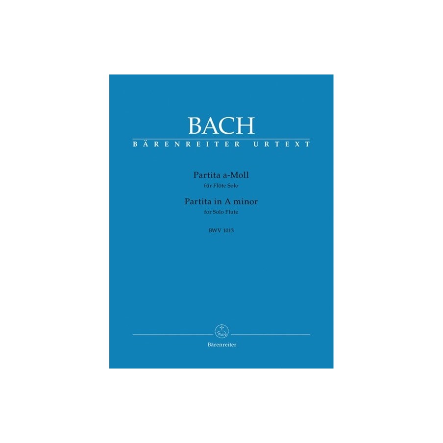 9790006447985BA5187 Partita In A Minor For Flute Solo BWV 1013