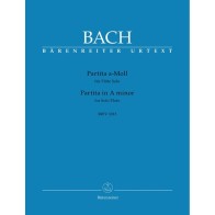 9790006447985BA5187 Partita In A Minor For Flute Solo BWV 1013