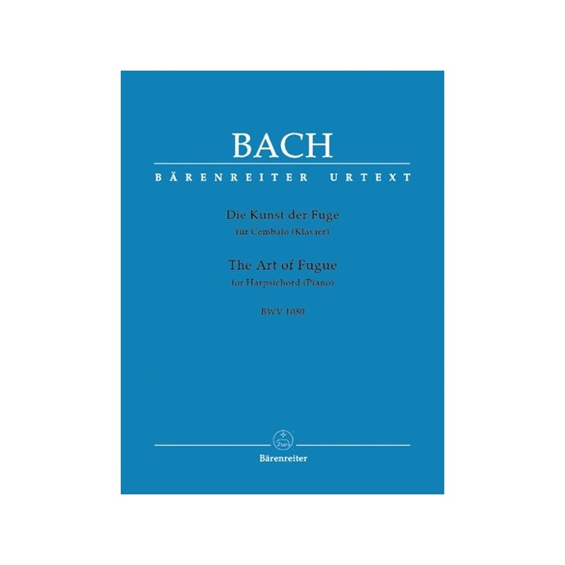 9790006503674BA5207 The Art Of The Fugue Bwv 1080 Urtext