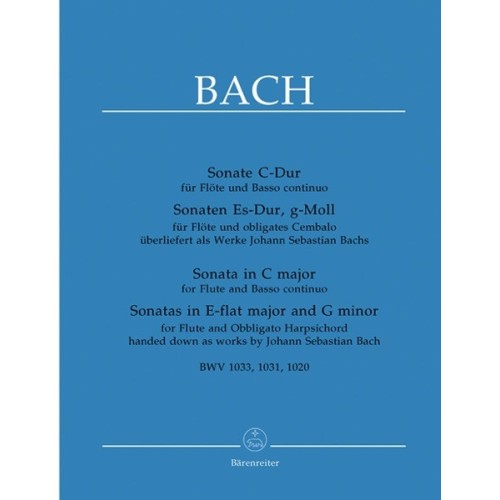 Three Sonatas For Flute And...