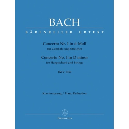 9790006505456BA5224-90 Harpsichord Concerto No.1 in D minor