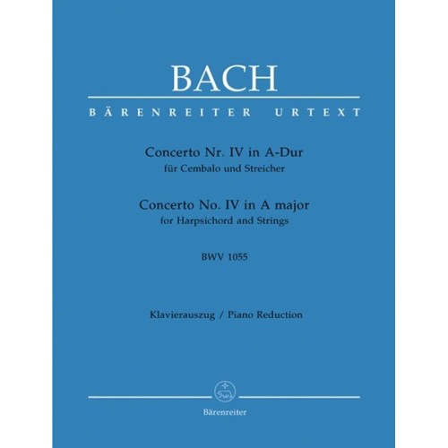Concerto for Keyboard No.4 in A major BWV 1055 