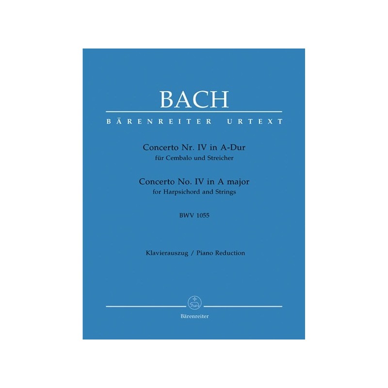 Concerto for Keyboard No.4 in A major BWV 1055 