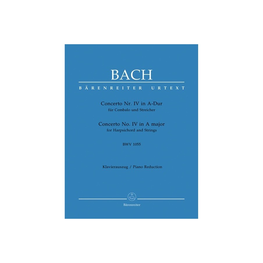 Concerto for Keyboard No.4 in A major BWV 1055 