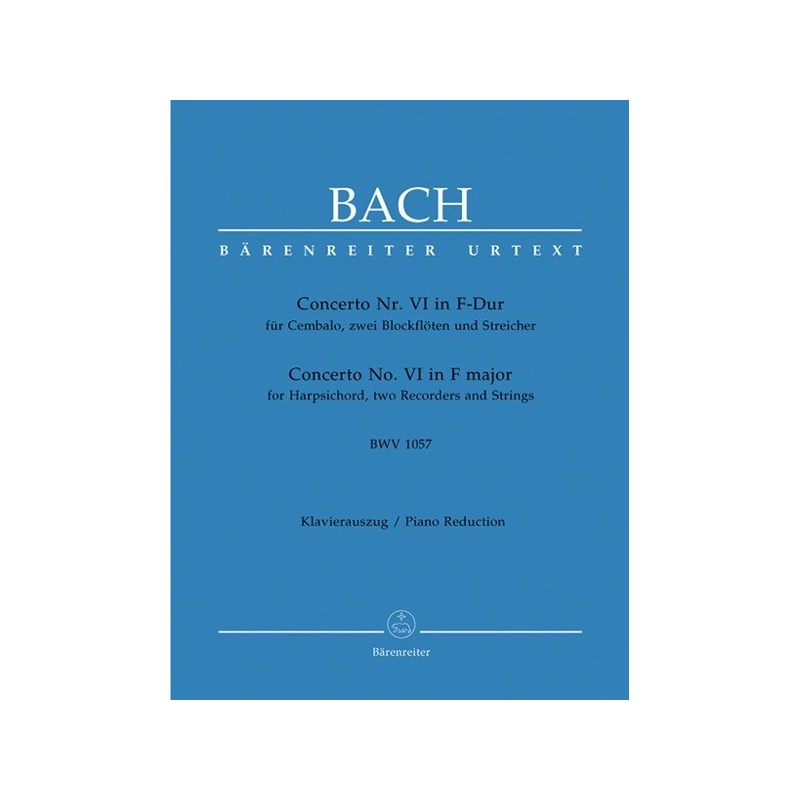 9790006505814BA5229A Concerto For Harpsichord No.6 In F Major