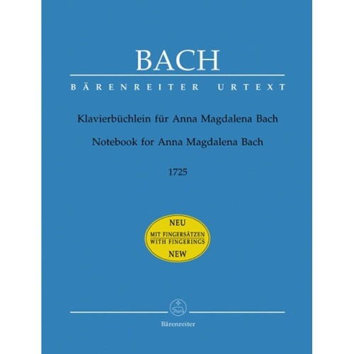 Notebook for Anna Magdalena Bach 1725 