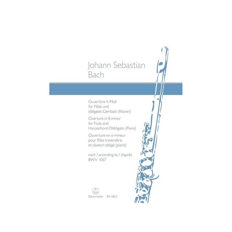 9790006482832BA6812 Overture - Orchestal Suite In B Minor