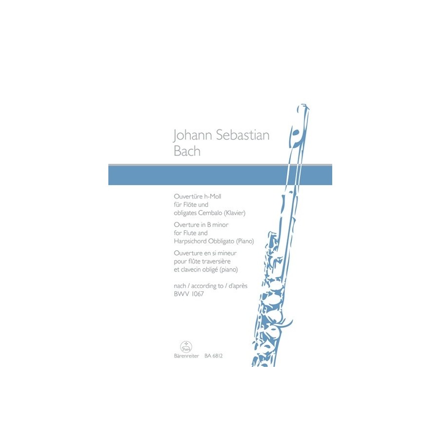 9790006482832BA6812 Overture - Orchestal Suite In B Minor