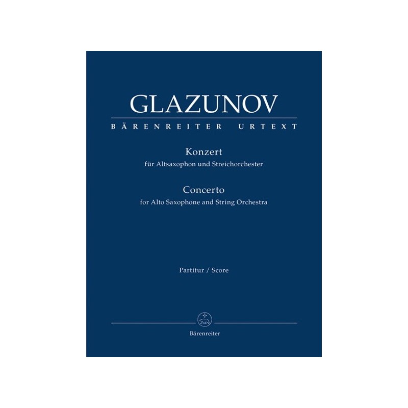 9790006533503BA8732 Alto Saxophone Concerto Op.109 (Full Score)